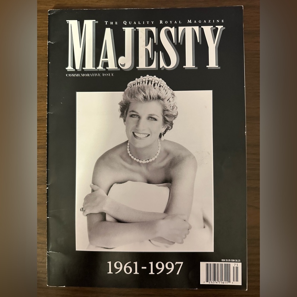 🔵3/$10 1997 MAJESTY Commemorative Issue of Princess Diana  - Vintage